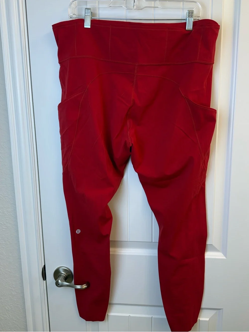 lululemon athletica Red High-Rise Fast and Free legging sz 18